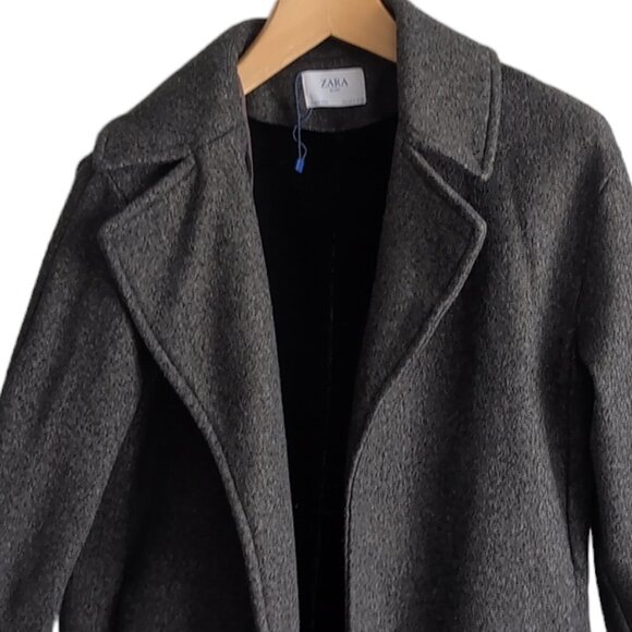 Zara Wide Lapel Coat - Picture 5 of 6